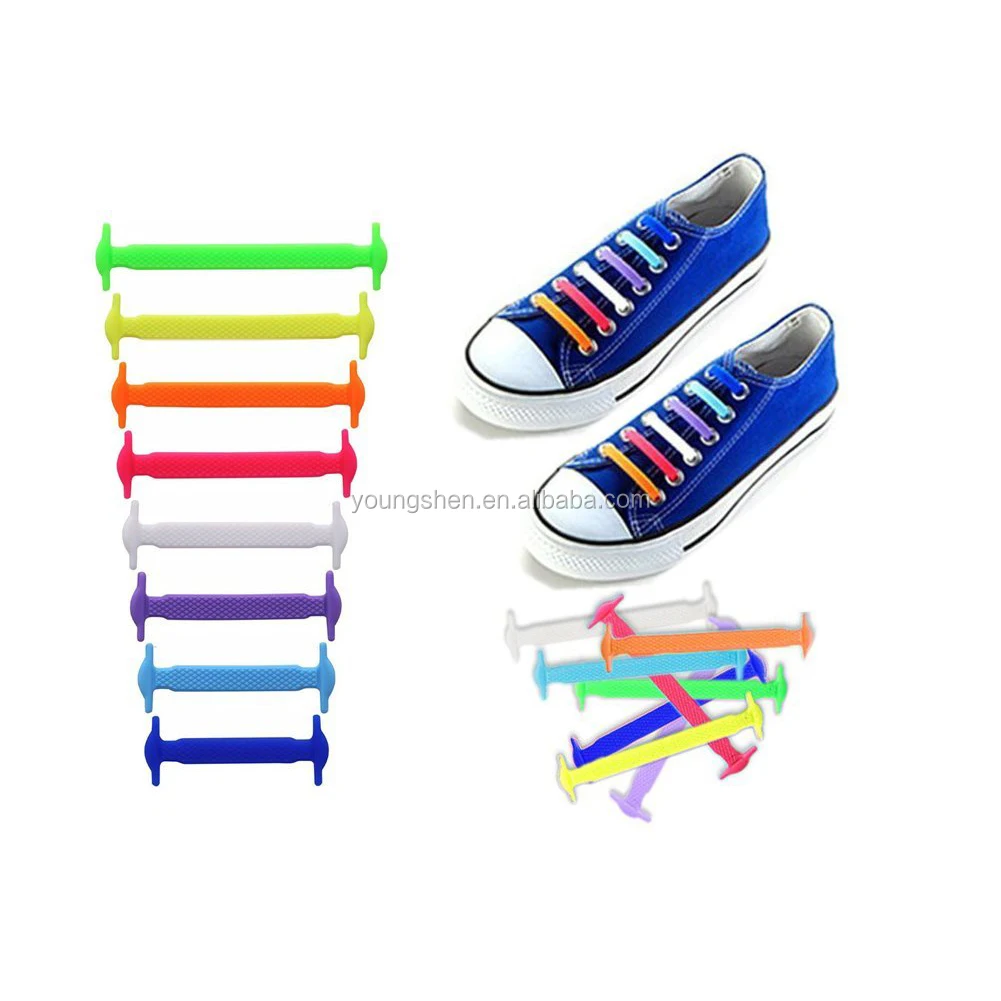 7 cm con cordones elásticos de silicona no Tie cordones para niños y adultos para deportes shoes Sneaker Consejo Botas 3,5 2 pares de cordones de zapatos 
