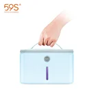 59s LED Light Cleaner Lamp for Cell Phone/ Underwear/Toothbrush/Beauty Tools Portable Travel Uvc LED Sterilizer Bag
