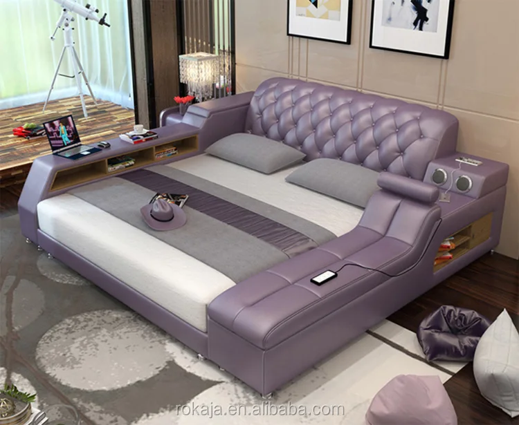 Modern Luxury Love Sex Bed Multifunctional Music Automatic Massage Bed