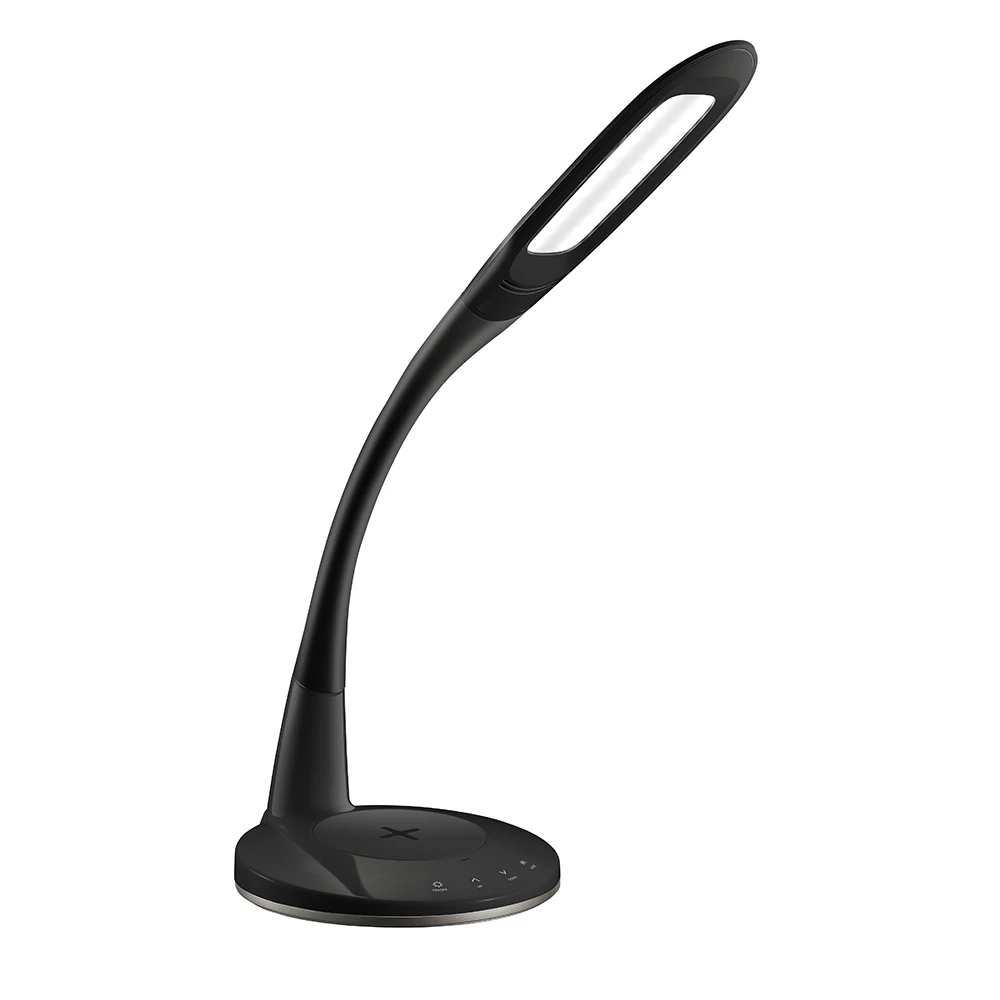 Modern Design Reading LED Desk Lamp Rechargeable Study Light with QI Wireless Charger U15 for Home and Hotel