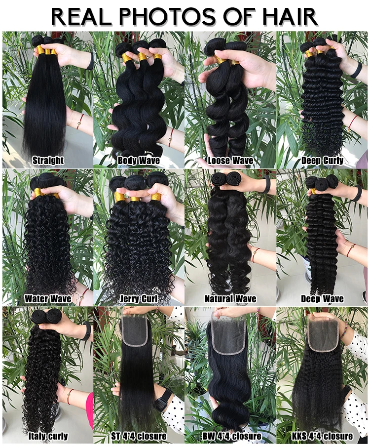 Raw 10A Peruvian Hair 40 Inch | Wholesale Virgin Human Hair Bundles with Lace Frontal Closure