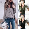 Elegant Blouses Women Long Sleeve Form Fitted Wrap Sweetheart Top Female Long Sleeve Blouse Shirt Y12114