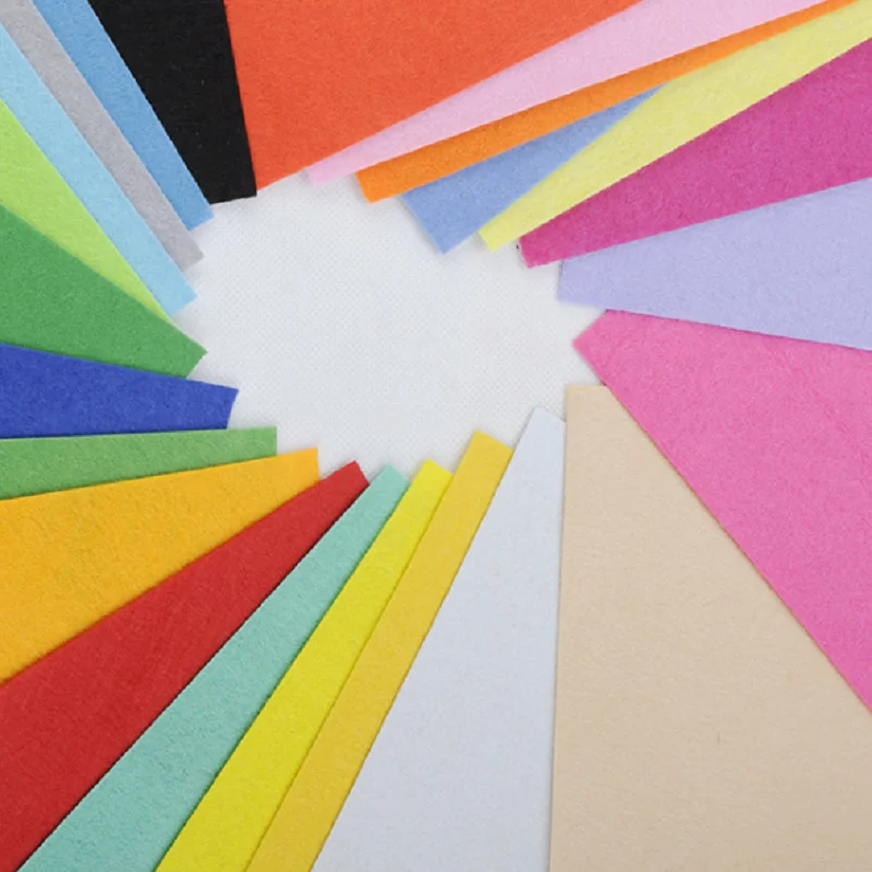 factory supply customized size recycle polyester non woven felt