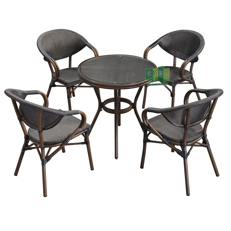 bistro chairs and tables