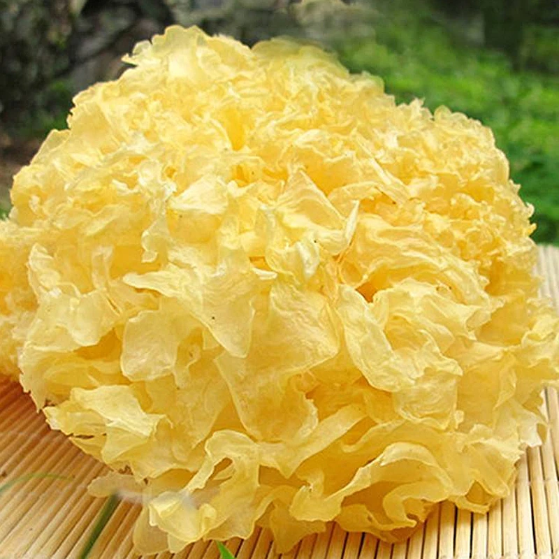 110g high quality dried tremella fuciformis white fungus for