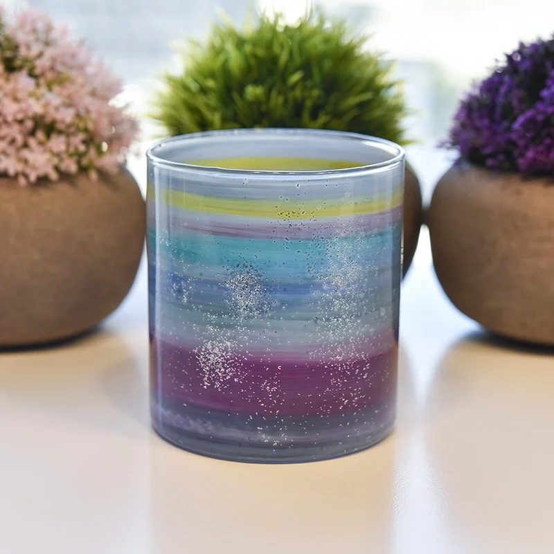 Unique Rainbow Candle Holder Wedding