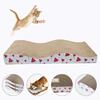 Cat Scratcher, Durable Recyclable Cat Scratcher Cardboard with Catnip Corrugated Scratching Pad Scratch-Resistant Bed for Cats