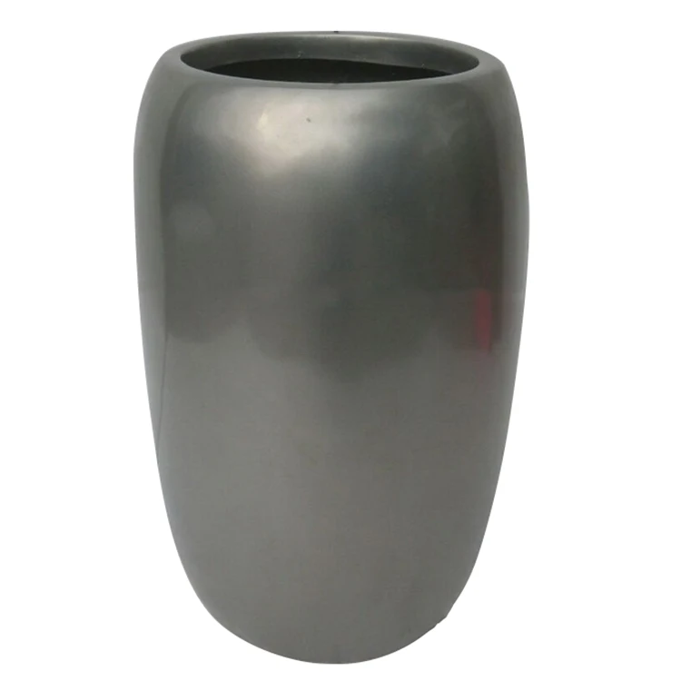 High Quality Decorative Large Outdoor Silver Fibergl Decorative Large Outdoor Silver