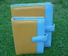 Customized color faux leather traveler's notebook with transparent window