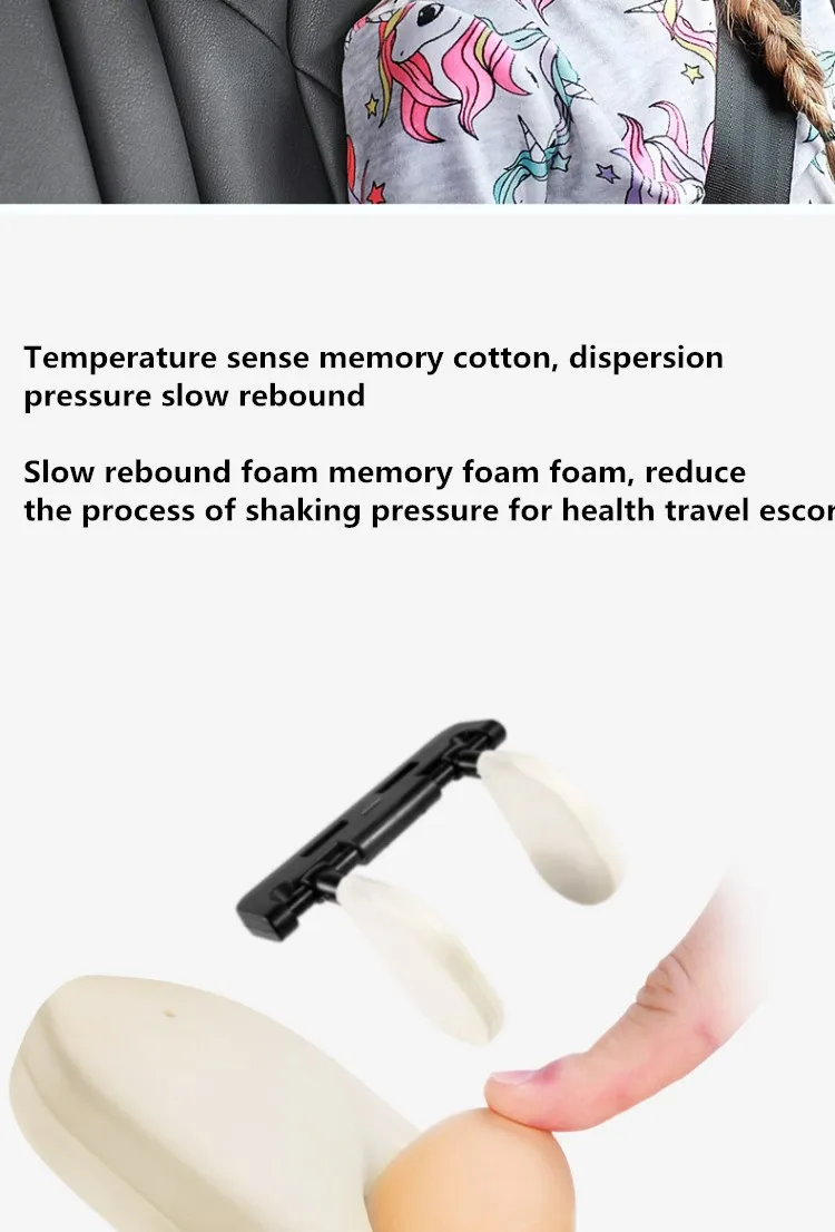Latest Design Neck Support Car Travel Head Rest Memory Pillow Suit For Adults Children