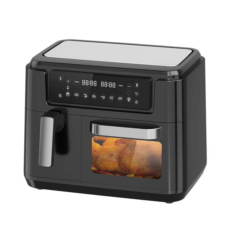 3.5 Liter And 8 Liter Digital Dual Air Fryer With 10 Preset Cooking ...