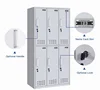 Commercial furniture three tire steel locker three wide 6 door spa steel locker