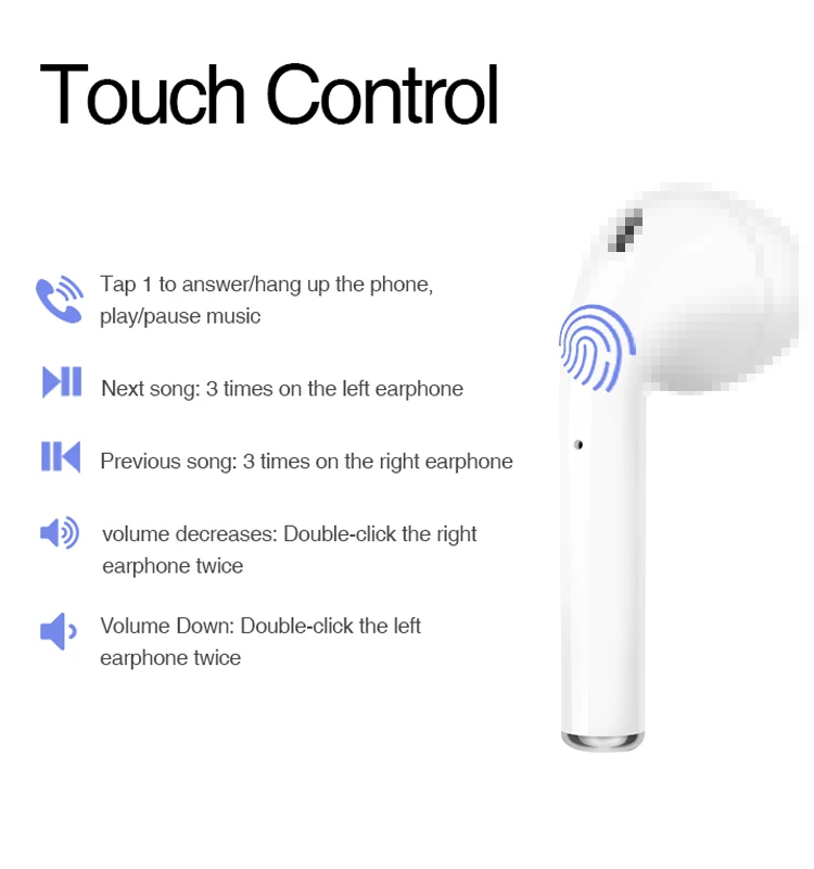 best gaming tws wireless bt 5.0 ear pods headset air headphones earbuds earphones with mic headphone - ANKUX.COM