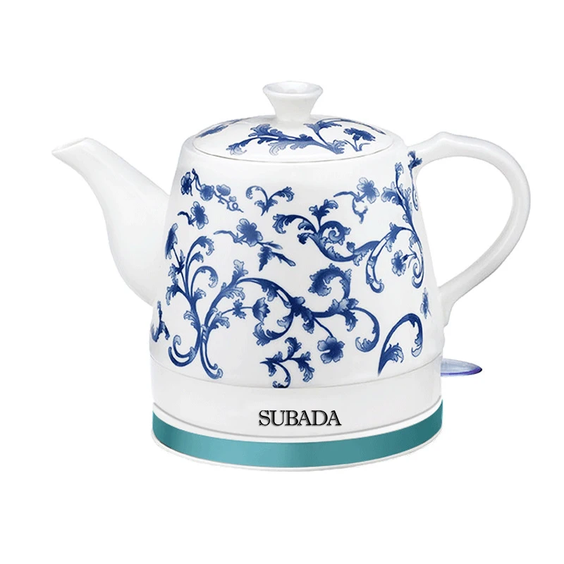 1.2l Electric Ceramic Tea Kettle With Detachable Base & Boil Dry