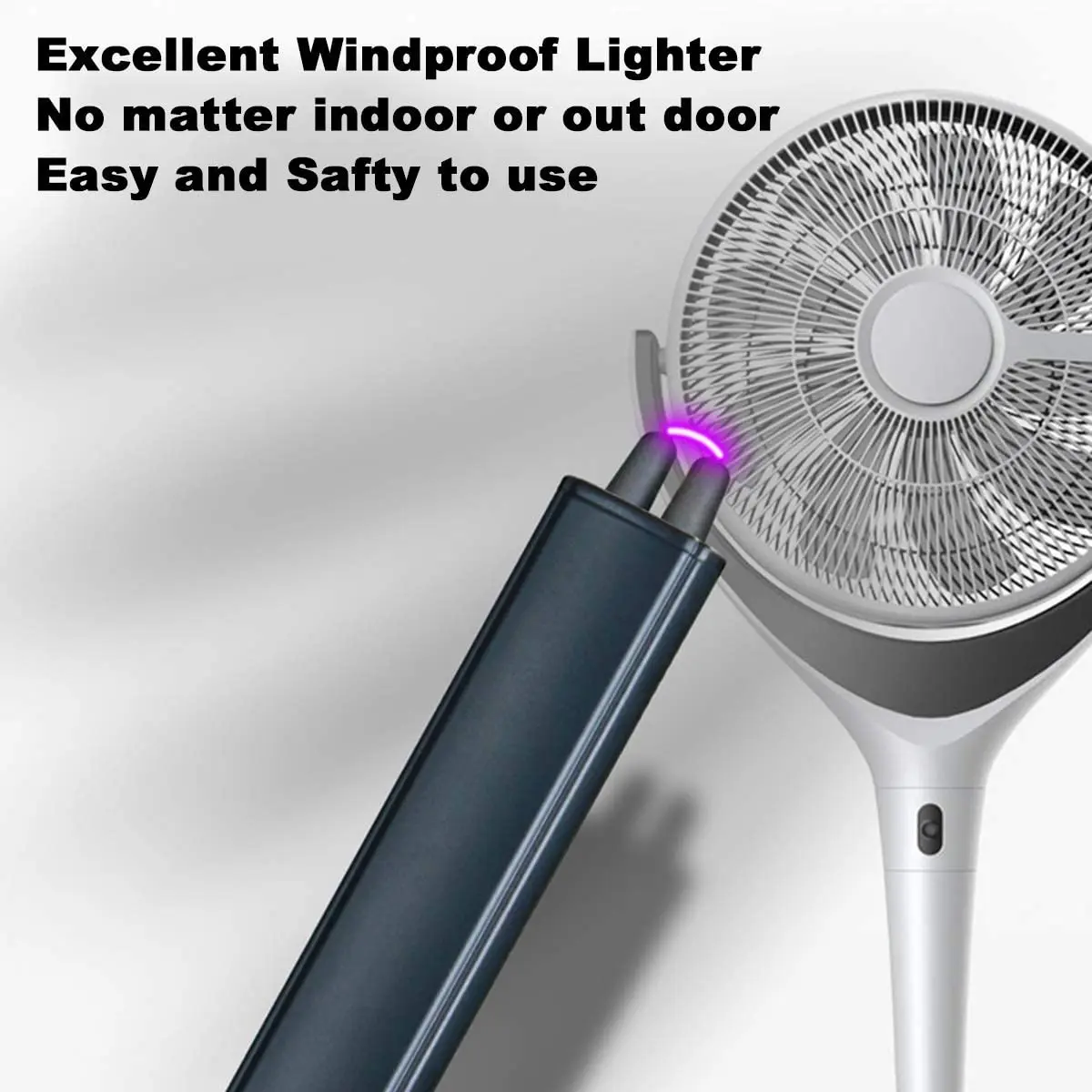 Windproof USB Electric Cigarette Cheap Candle Arc Lighter