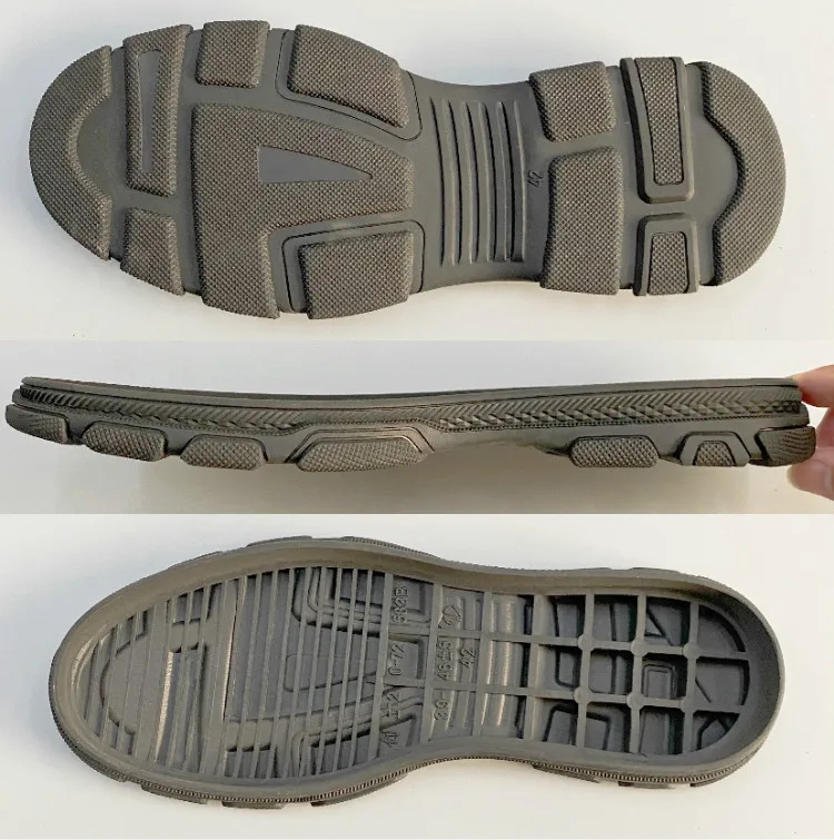 Rubberen Zool Stok, Laarzen Schoenen Anti Slip Voorkant Hiel Zolen Volledig Vervangen Zolen Reparatie Accessoires (Voorzolen) op Vervanging Doe-het-zelf Rubber Mute (zwarte voorvoet