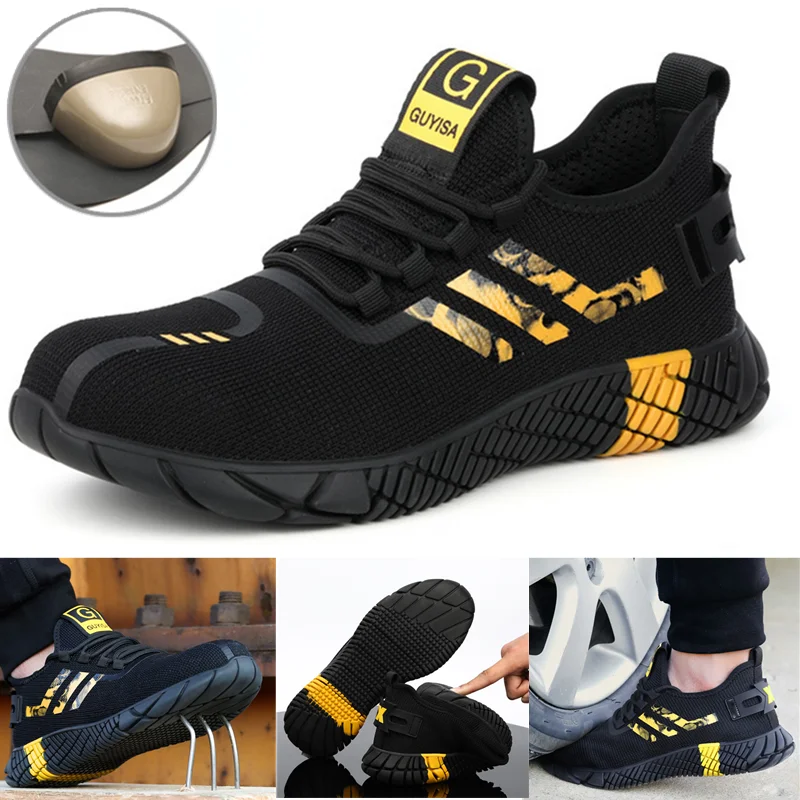 Hot Selling Industrial Protective Breathable Work Boot Casual Trainers