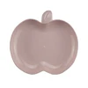 Eco-friendly Apple Shape Flat Food Grade PP Fruit Compote/Snack Tray for Sale