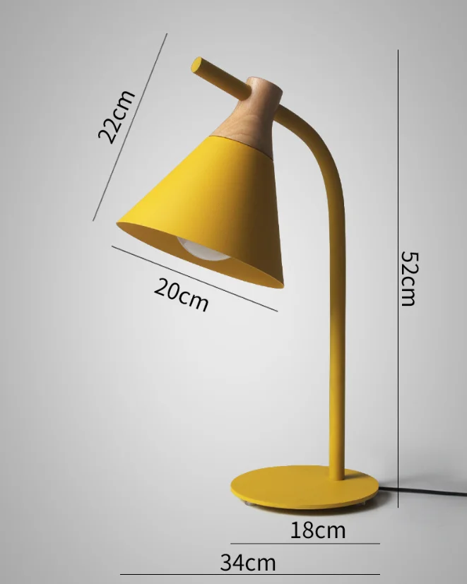 Elegent Table Lighting for Home Study Desk Decor LED Light Colorful Bedroom Furniture LED Night Lamp