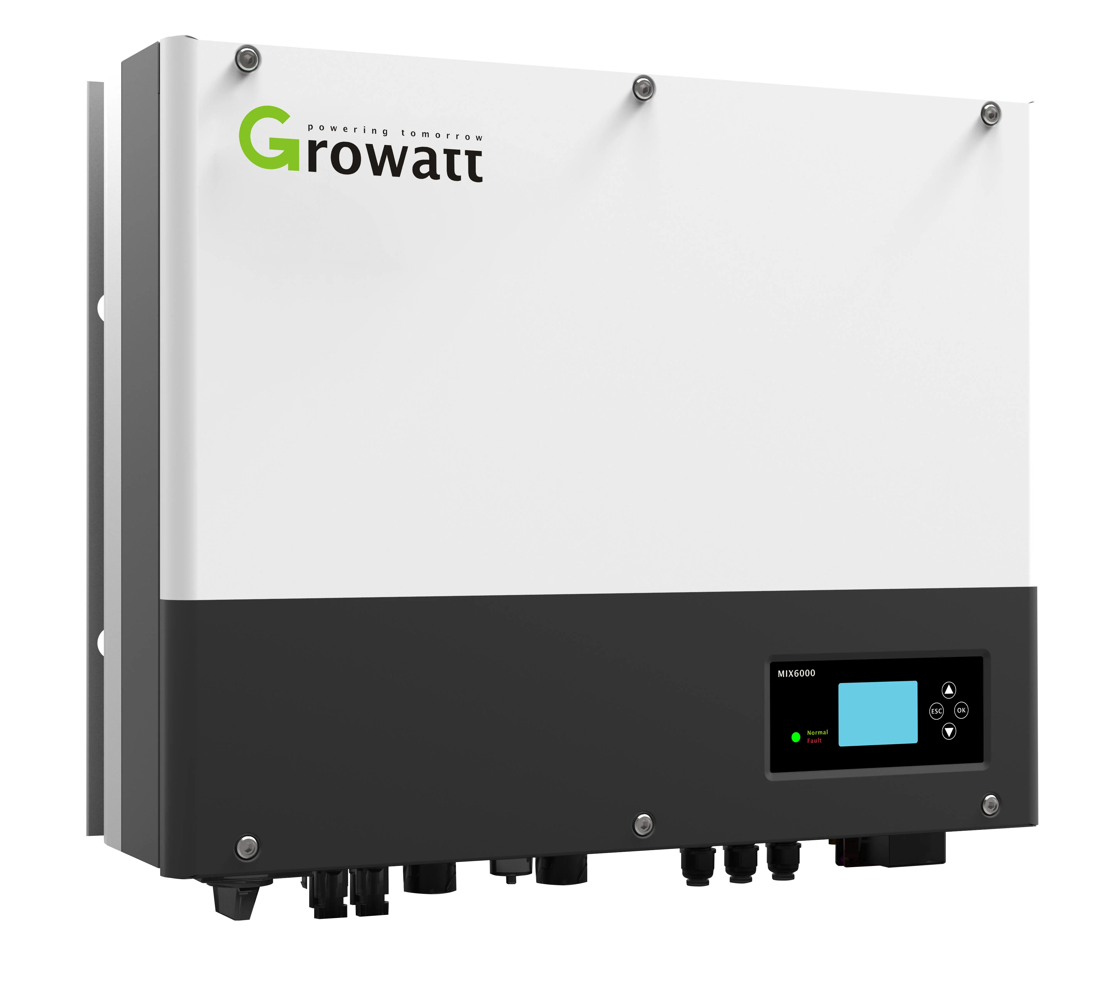 Ir545 Growatt 5kw Inverseur Hybride 5000w Convertisseur Monophasé 3kva