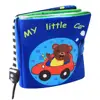 Baby First Soft Book, Nontoxic Fabric Baby Cloth Books Early Education Toys Activity Crinkle Cloth Book for Toddler