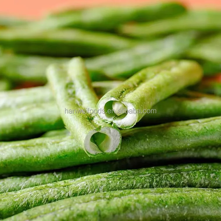 Healthy snack dehydrated fruits and vegetables vacuum fried kidney bean dried green peas supplier