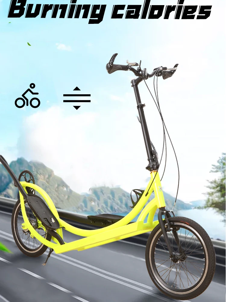 Fashion hot sales outdoor  fitness exercise bike with 2 wheels walking sports bike walking bicycle