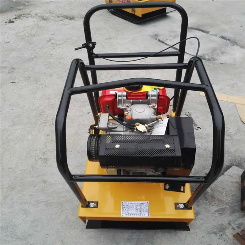 Oil Compactor Machine Gasoline Vibratory Plate Compactor Electric Construction Engineering ...