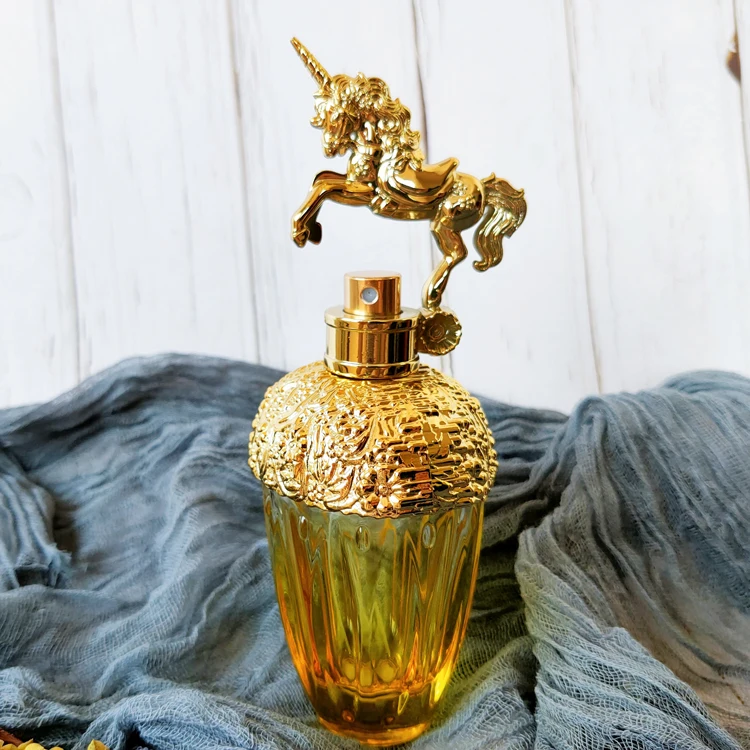 Custom Gold Spray Luxury 80ml With Unicorns On Empty Perfume Bottles ...