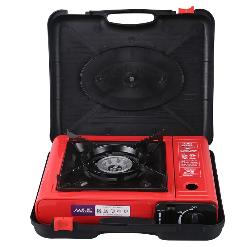 Outdoor And Indoor Portable Camping Butane Gas Cooker With Carry Box
