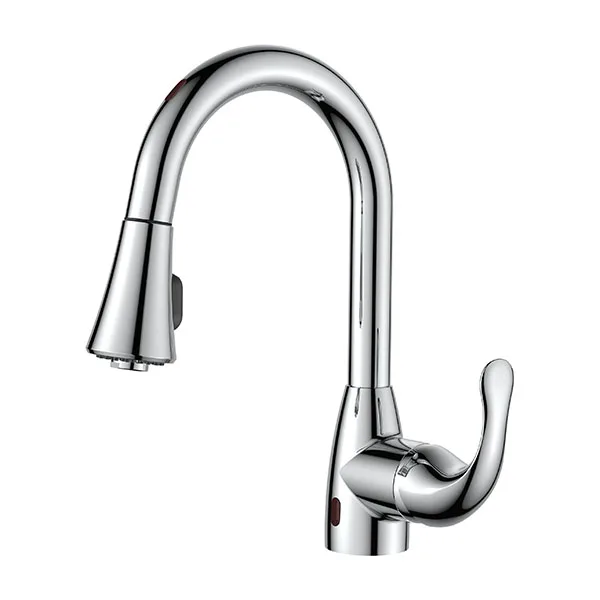 Pull out and manual activation with Wave Sensor Automatic Kitchen Faucet