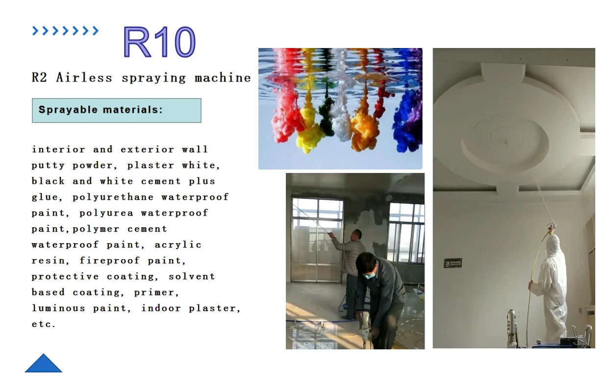 Factory Price Airless paint putty spraying machine