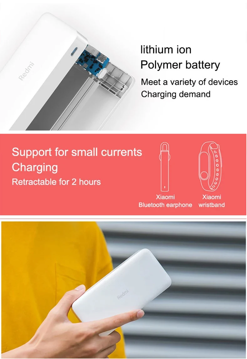 Hot Sale xiaomi Redmi 2 USB mobile power bank 20000mah - ANKUX.COM