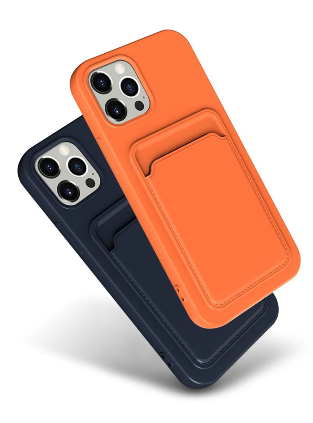 Mobile Phone Accessories Wholesale Liquid Silicone With Card Bags