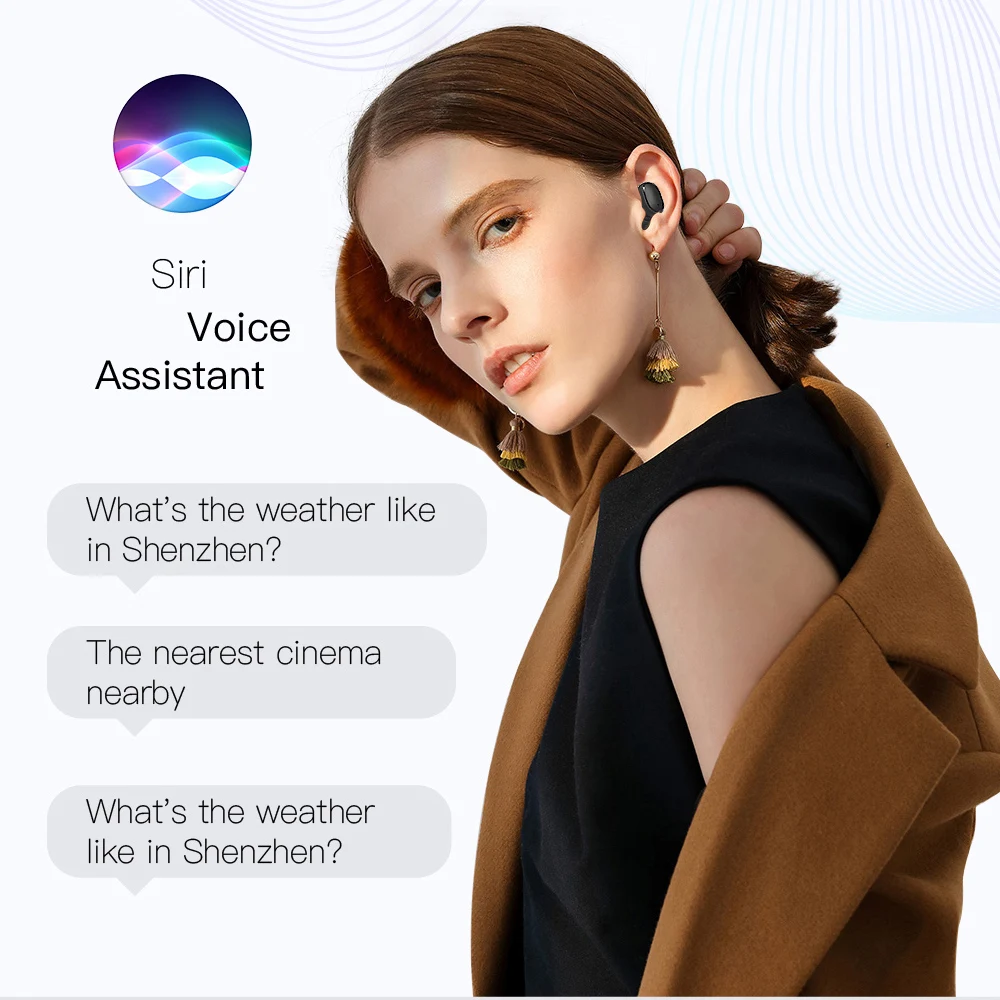 Robotcube Bluetooth Earphone Earphonne Headphone Headset Hradphone Box E6s - ANKUX.COM
