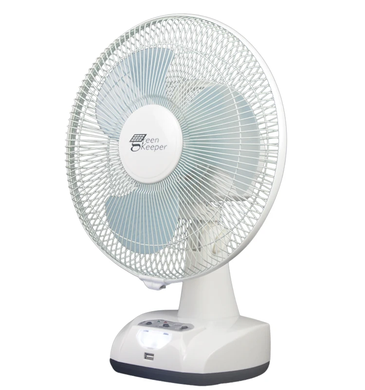 desk fan 12 inch rechargeable 12v dc table fan
