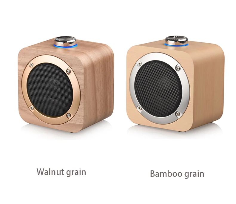 woodulisten Wooden Wireless Mini Bluetooth Speakers Beautiful Natural Sound Use 1 Pair 2 True Stereo TWS Branch Design - ANKUX.COM