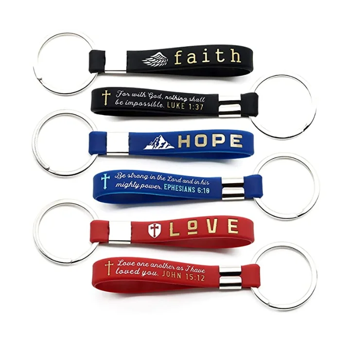 Church Supplies Christian Keychains With Bible Verses / Wholesale
