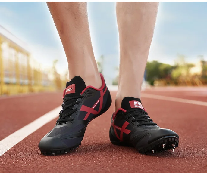 Professional Women Outdoor Running Training Shoes Track&Field Shoes Men Spikes Cleats Shoes for Sprinter
