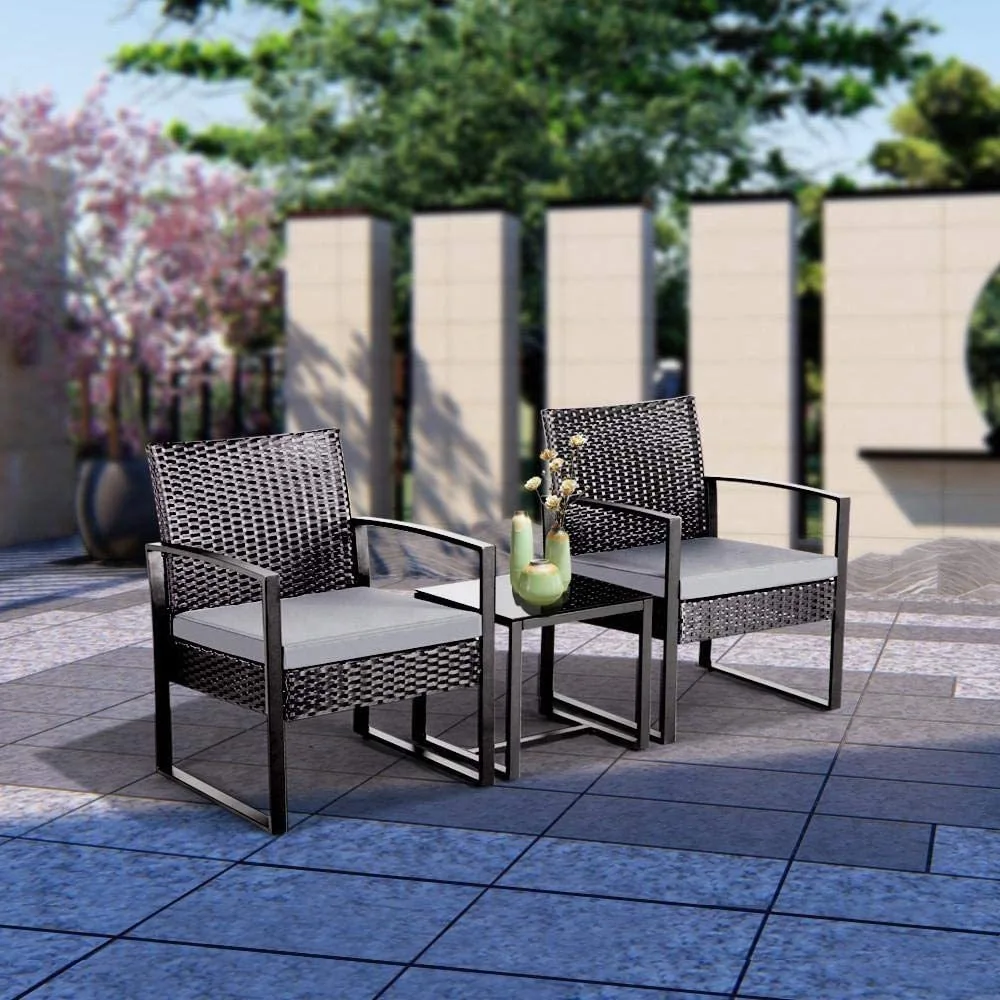 Hot Selling High Quality Modern Leisure Garden Rattan Sofa Chair for Balcony and Living Room Outdoor and Indoor Use factory