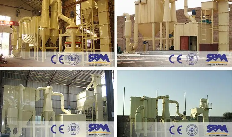 High efficiency mining machinery Pottery clay powder making machine