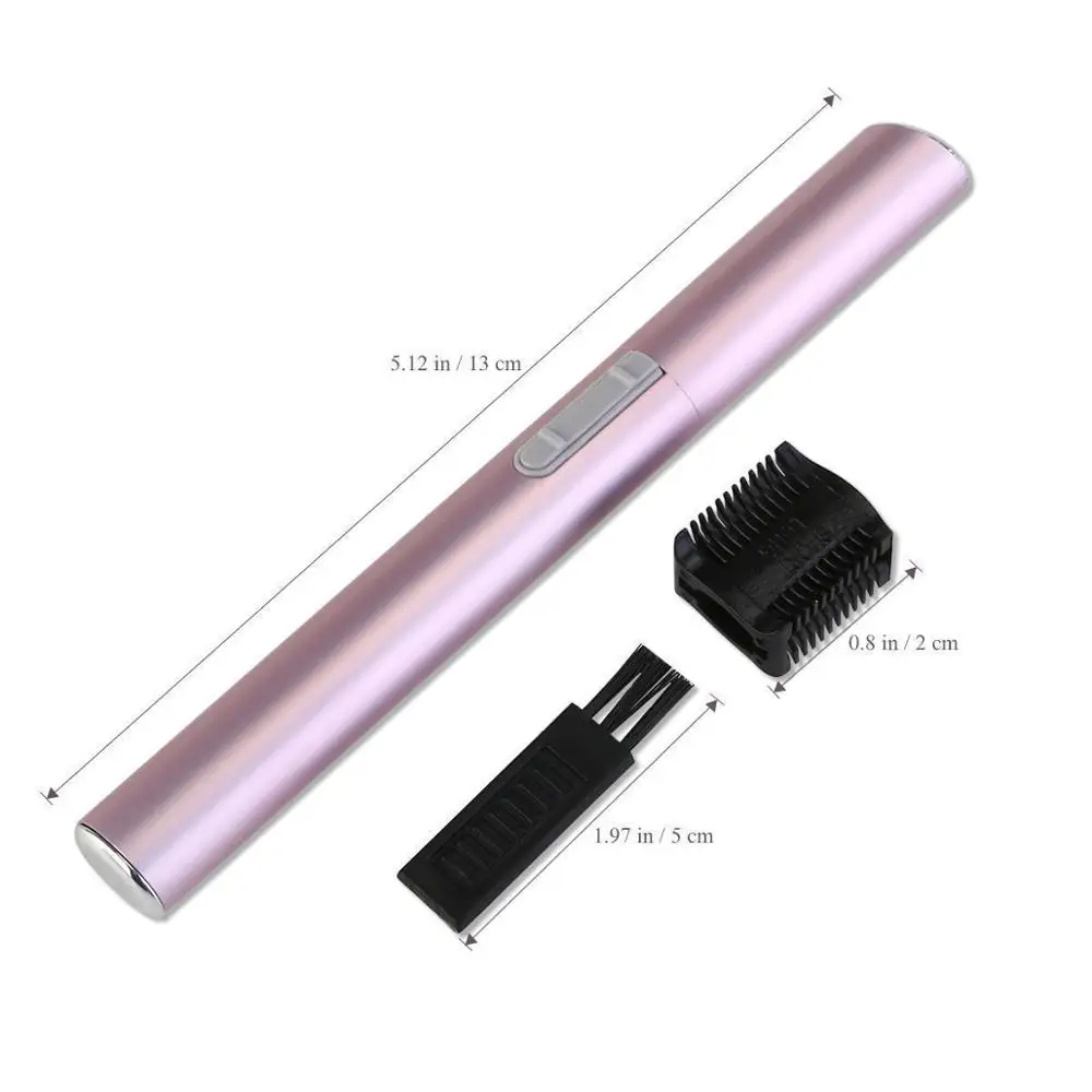 Unionpromo Custom Battery Operated Electric Eyebrow Trimmer Aluminium