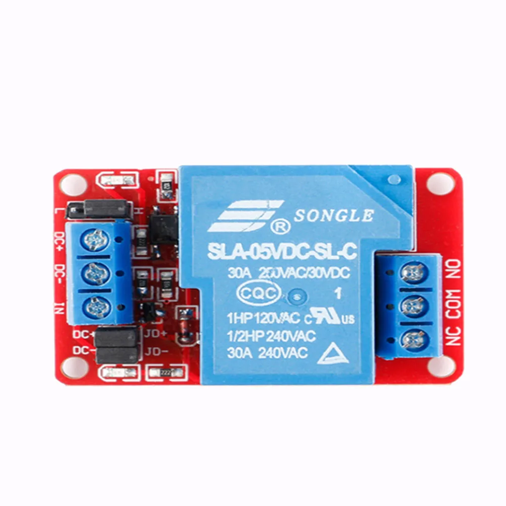 Taidacent Diy Dc 5v 12v 24v 30a High Power 1 Channel Relay Module With