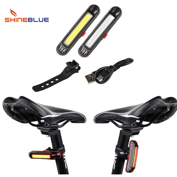 Bicycle light LED Taillight Rear Tail Safety Warning Cycling Light Rechargeable Portable Bike Light
