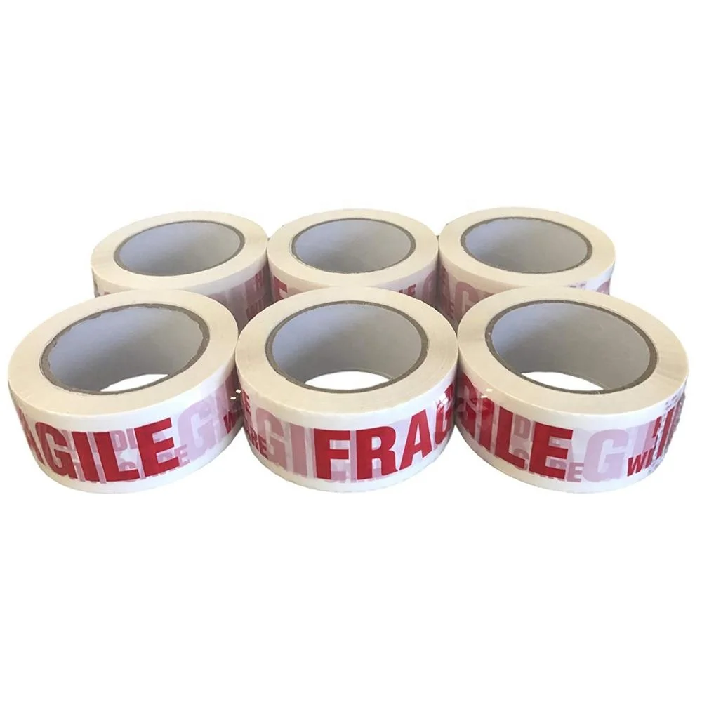 FRAGILE PARCEL TAPE 48mm x 50M FREE P&P LONG LENGTH BOX PACKING TAPE STRONG 
