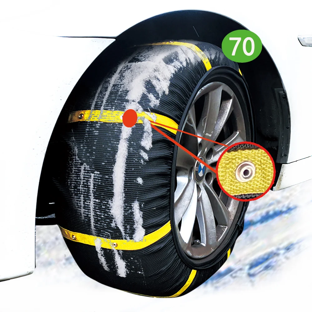 Atlichain Winter Driving Tuv/gs Car Snow Chains Zinc Plated Onorm Cable
