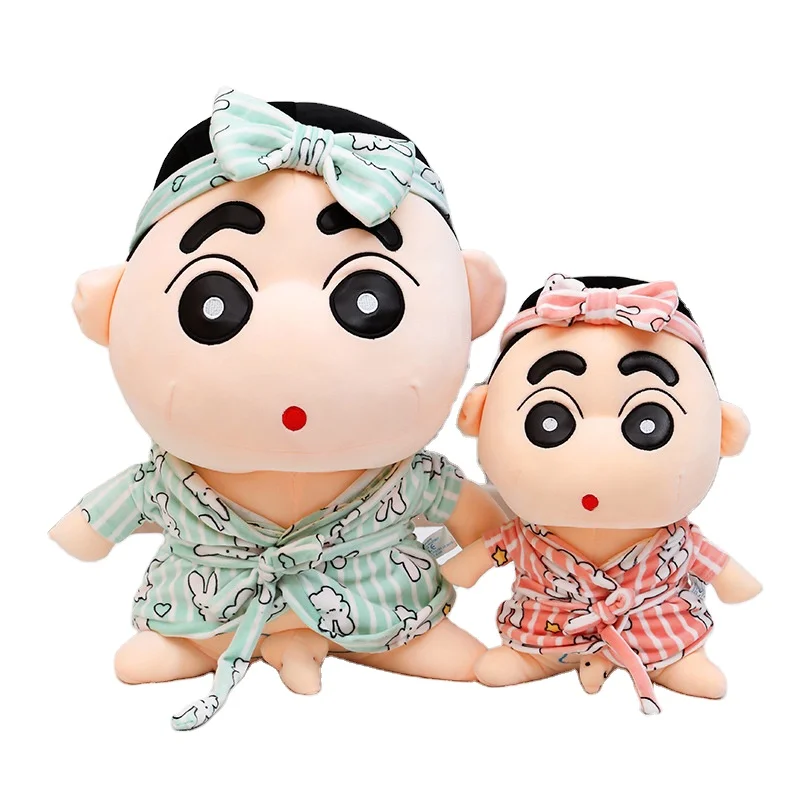 New Design Crayon Shin Chan Doll Bathrobe Small New Plush Toy Bathrobe Small New Doll Holiday Gifts Wholesale Buy Crayon Shin Chan Doll Cartoon Plush Stuffed Toys Stuffed Toys To Wear Clothes Product On Alibaba Com