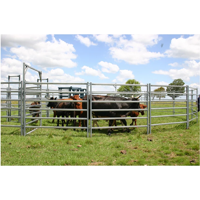 25 Panel+1 Gate Round Yard 17m Diameter Cattle Panels Fleet Farm Buy