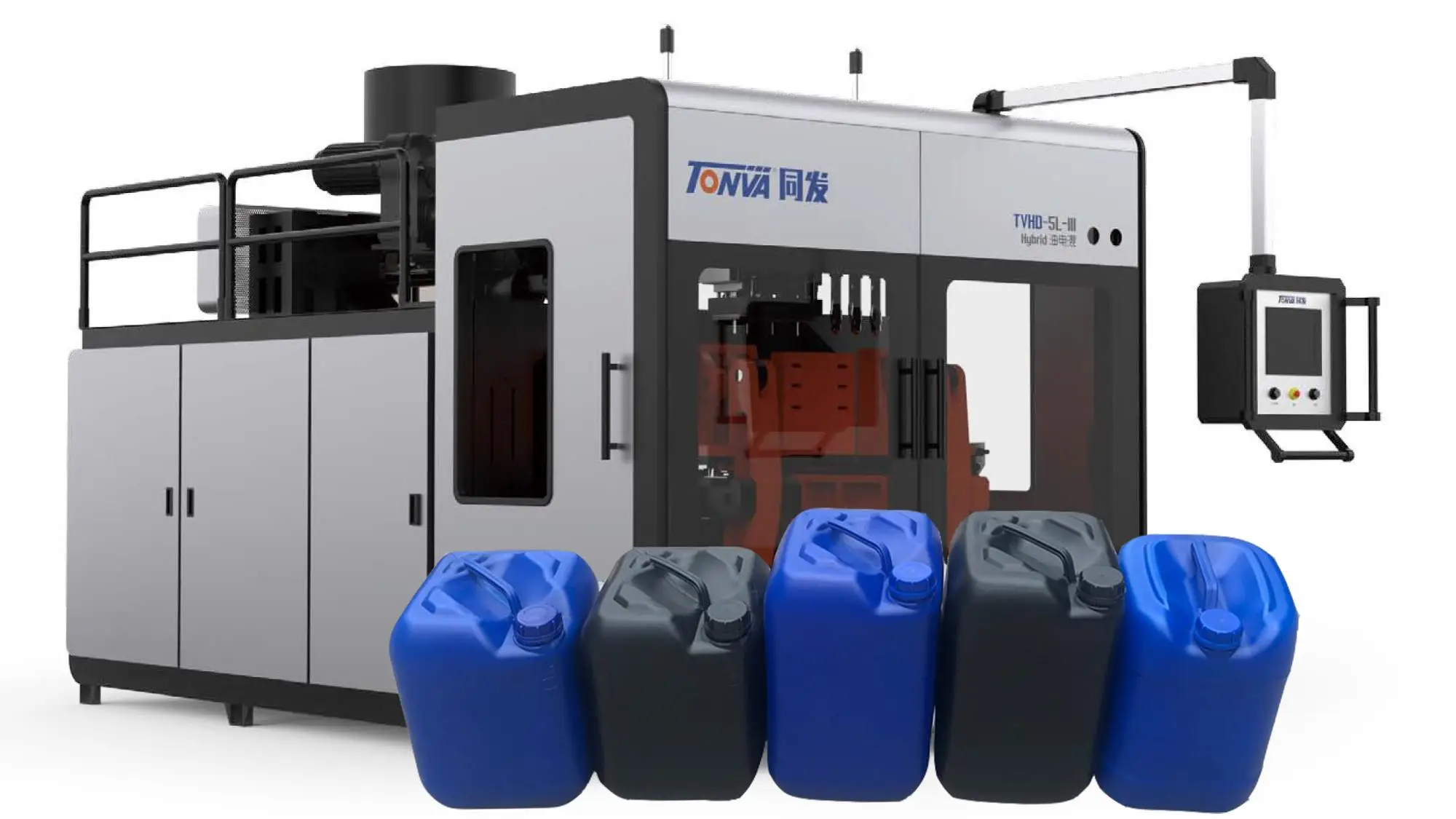 tonva 塑料桶吹塑机 30l 水冲吹吹塑可以吹塑机