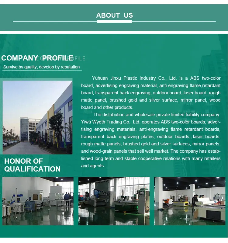 High Efficiency 0.8mm-8mm Laser Engraving Abs Plastic Sheet For Thermoforming